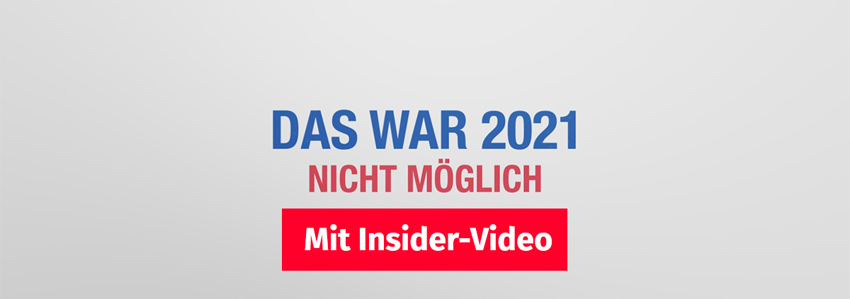 Vor einem weißen Hintergrund steht "Das war 2021 nicht möglich" darunter befindet sich ein Button, auf dem steht "Mit Insider-Video" | Lohnt sich jetzt Immobilienkauf?