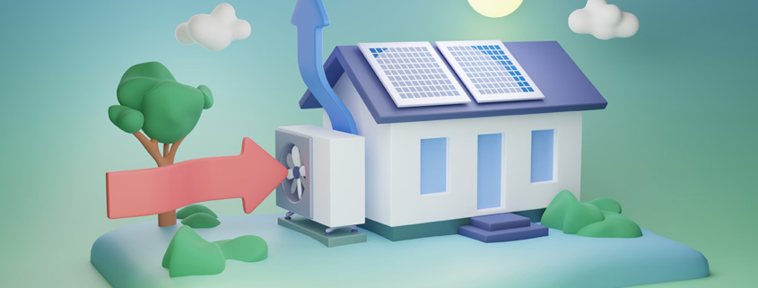 Schema über die Funktion einer Wärmepumpe | Immobilienbewertung