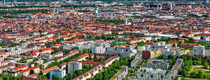 Luftbild München | Immobilienpreisblase 2023