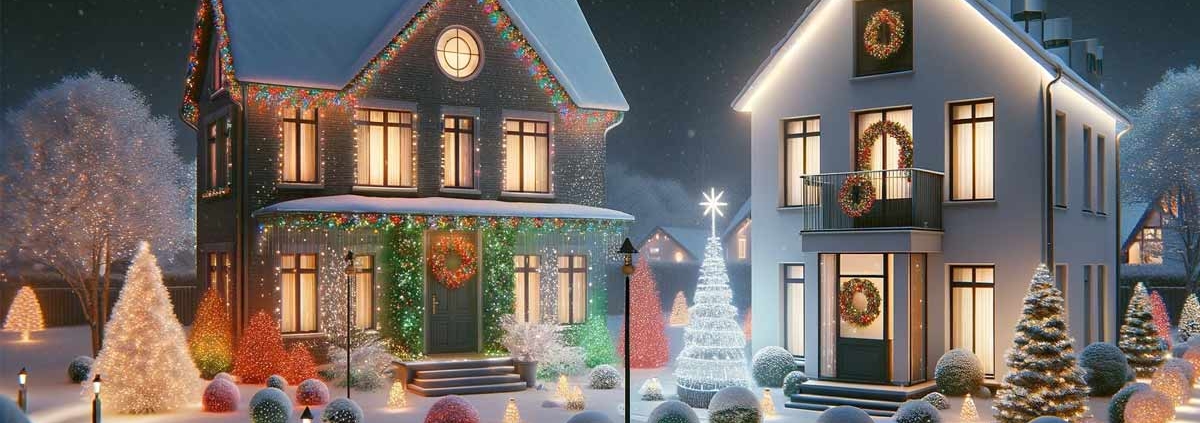 Winterzauber Immobilienlandschaft Deutschlan