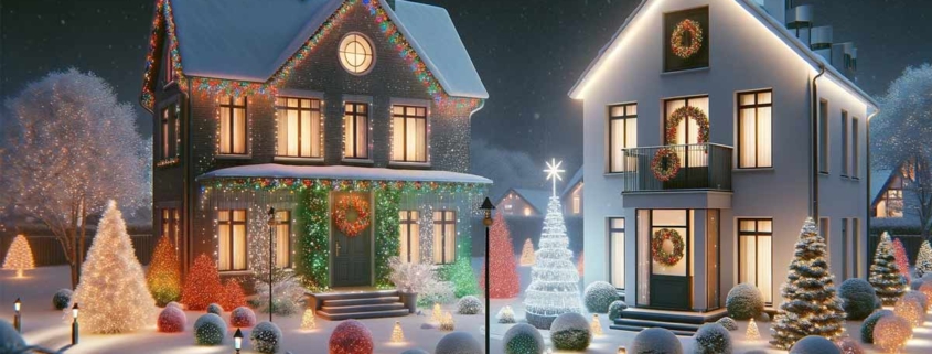 Winterzauber Immobilienlandschaft Deutschlan